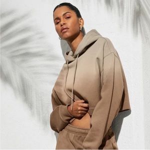 Alo ombré cropped sweatshirt